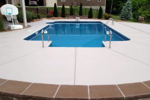 Residential Concrete Pool Deck