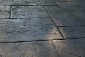 Stamped Concrete Mimics Stone
