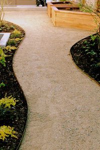Crished Granite Garden Pathway